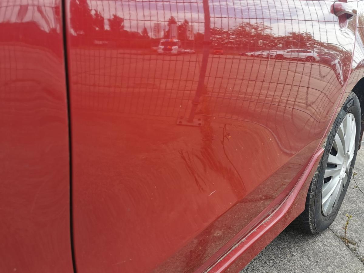 Hyundai I30 CW FD Tür Autotür Rohbautür Fondtür hinten links HAT Glowing Red
