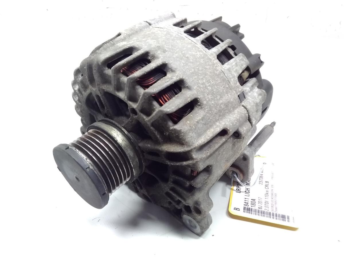 VW Passat 3G B8 original Lichtmaschine Generator 180A 2.0TDI 110kw Bj.2017