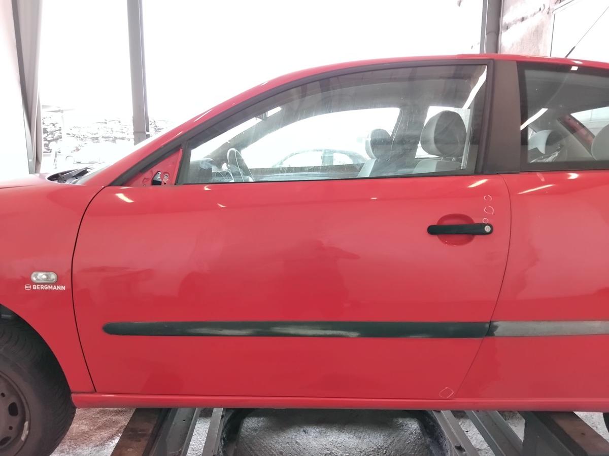 Seat Ibiza III 6L Tür vorn links Fahrertür 3-türig flashrot LP3G BJ2002