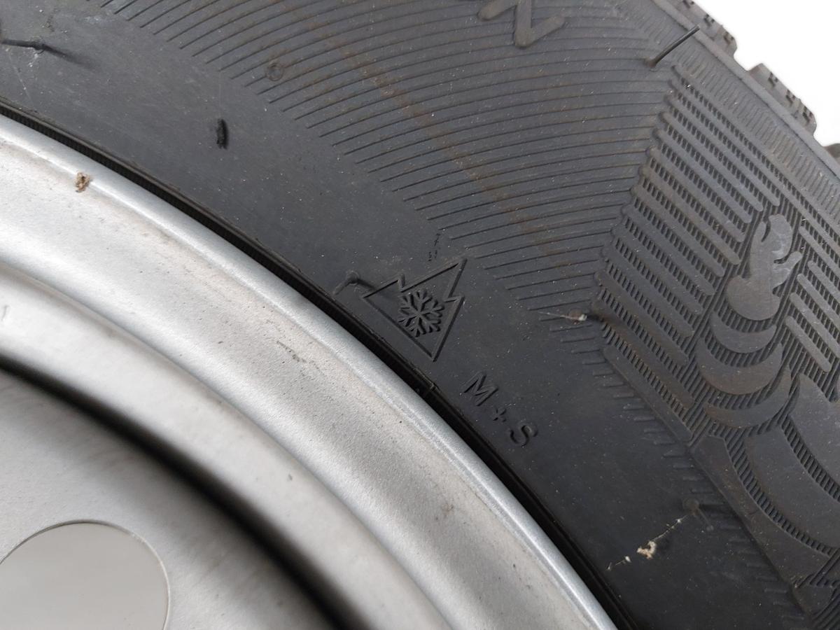 Mercedes Citan W420 Komplettrad Reifen Michelin 205/60 R16 Stahlfelge 6x16 OEM