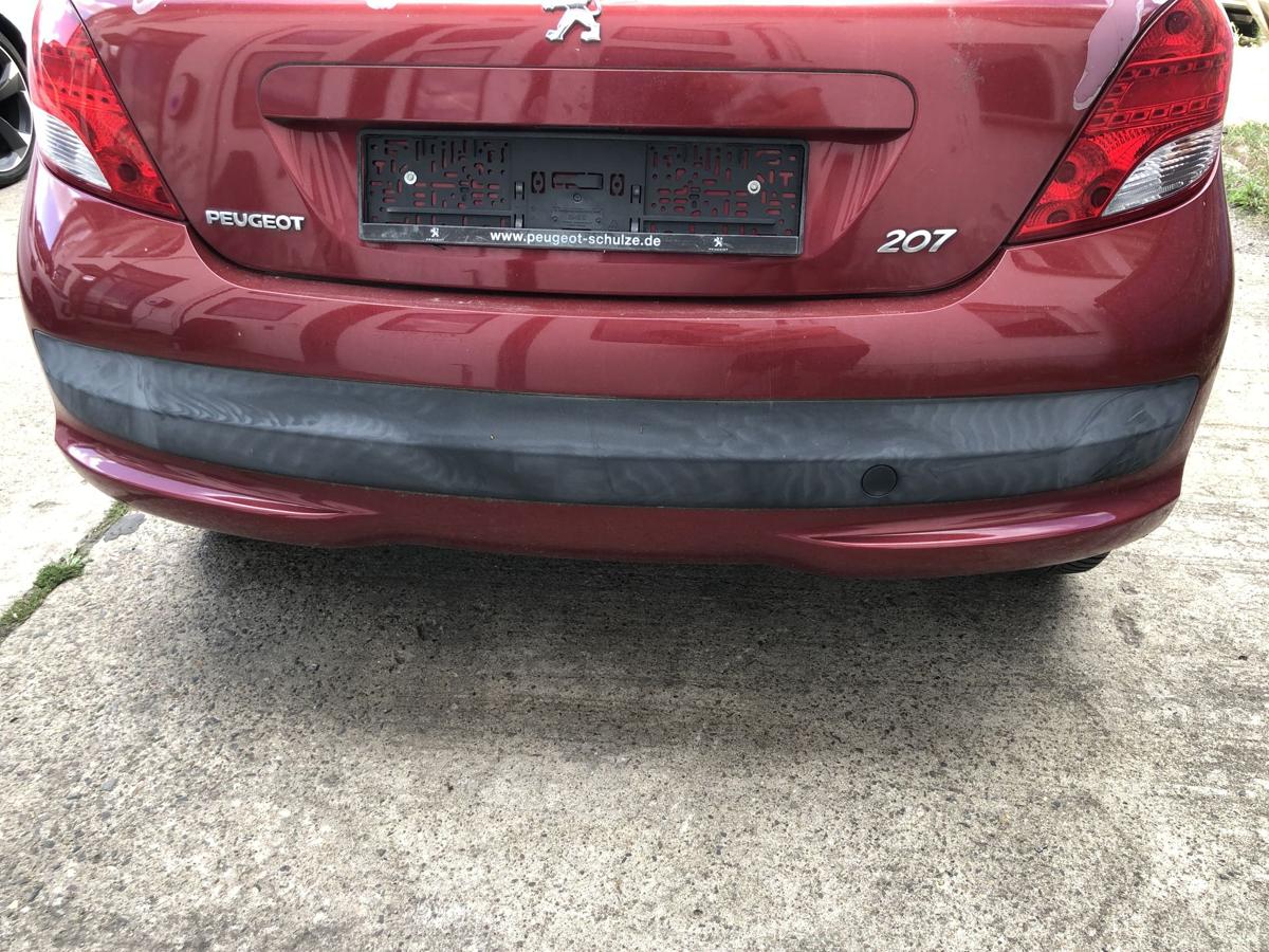 Peugeot 207 WA WC Sto&szlig;f&auml;nger hinten Hecksch&uuml;rze 3trg KJC Rouge Erythree Nacre
