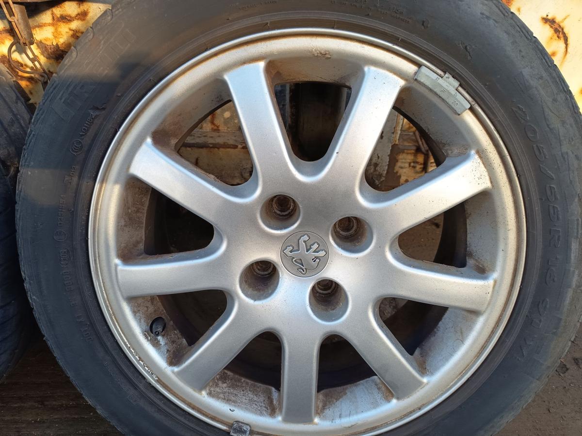 Peugeot 406 original Satz Alufelgen 6,5x16 9640384180 OHNE Reifen Bj 2003