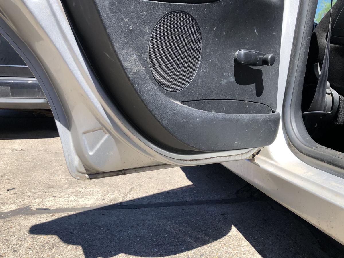 Peugeot 207 WA WC T&uuml;r hinten links Fondt&uuml;r 5-t&uuml;rer im Rohbau EZR Aluminiumgrau