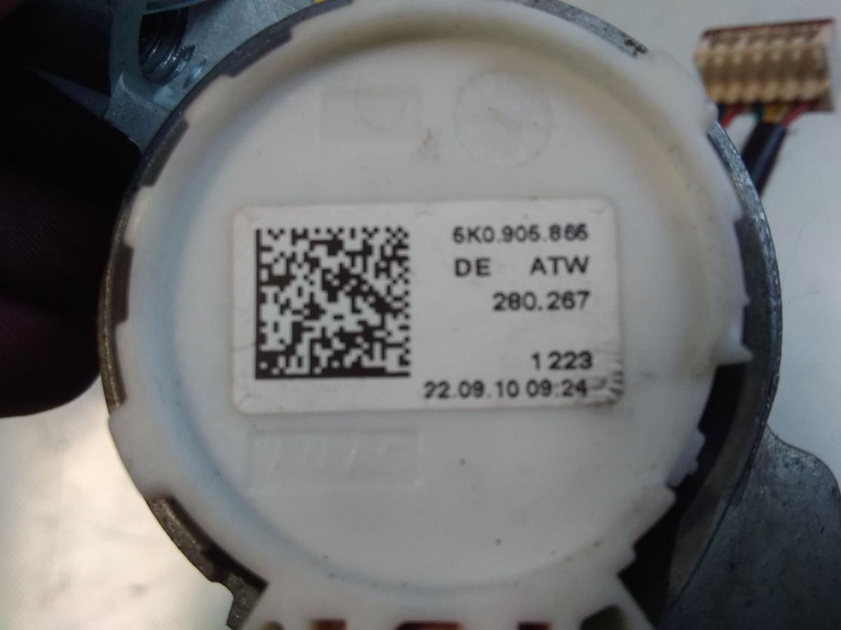 Audi A1 8X original Z&uuml;ndschlo&szlig; mit Lesespule und 1 Schl&uuml;ssel BJ2010 1K0905851B