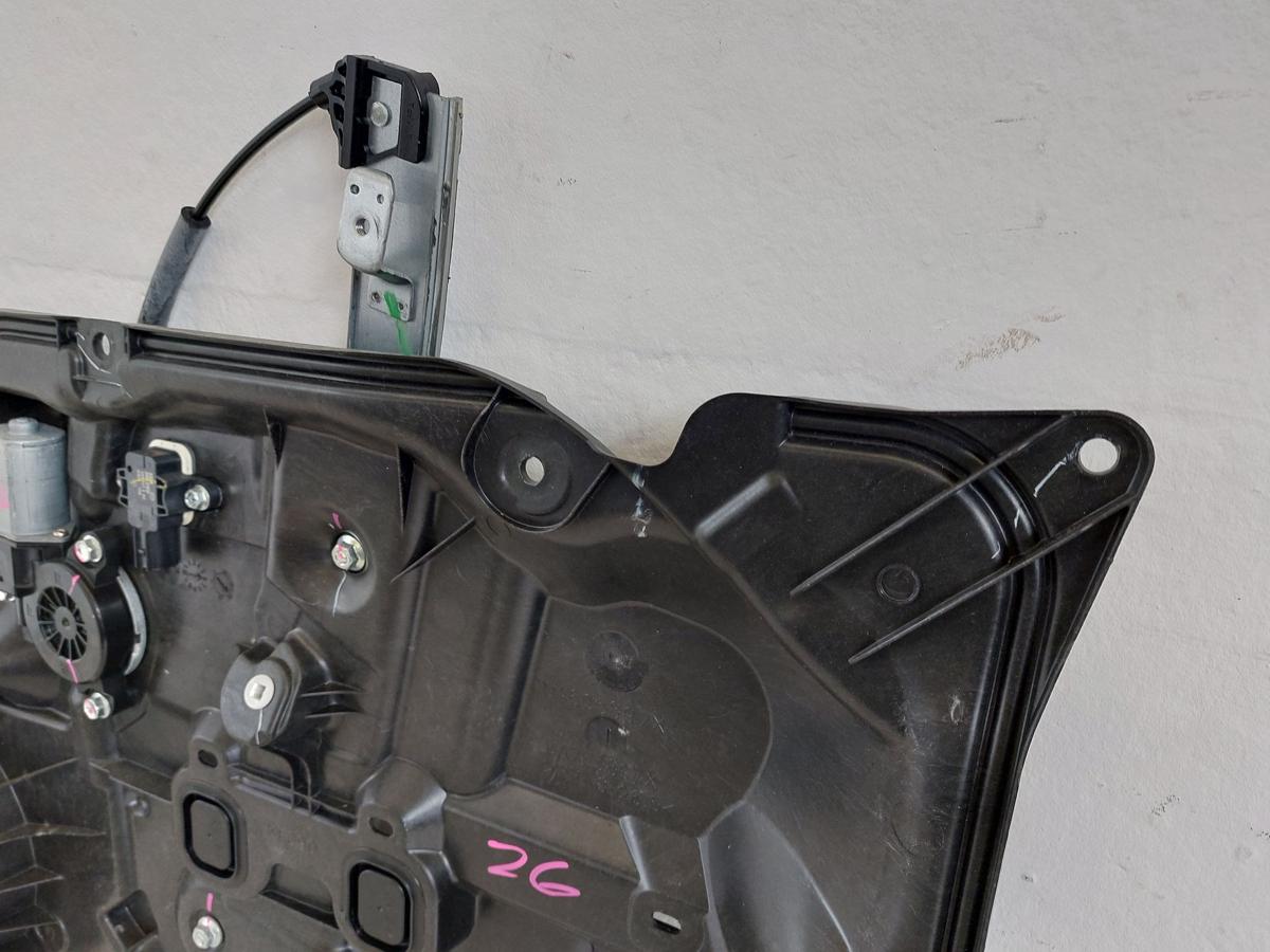 Mazda 2 Typ DJ Fensterheber vorn rechts Motor und Mechanik auf Grundplatte