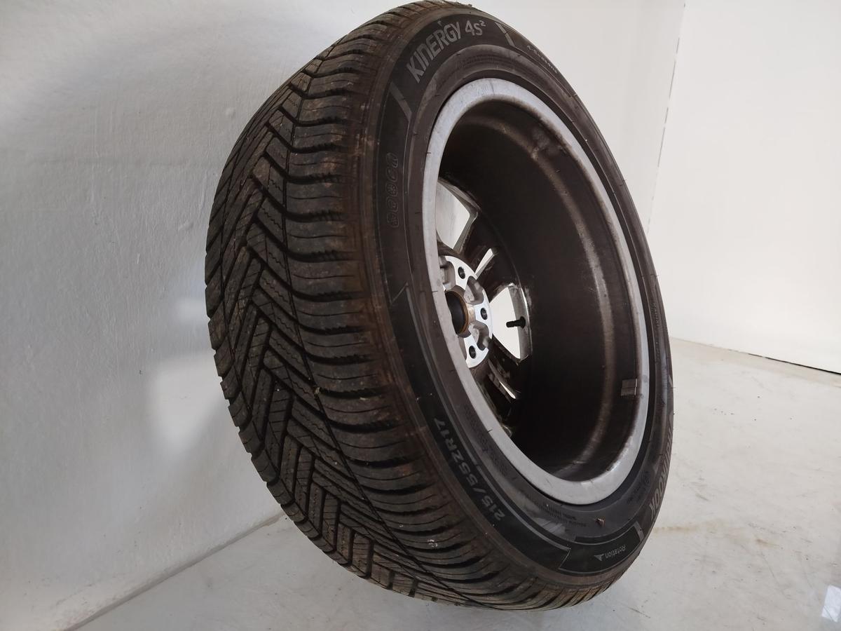 Audi Q2 Typ AG Komplettrad mit Alufelge 7x17 ET45 Allwetter Hankook 215 55 17