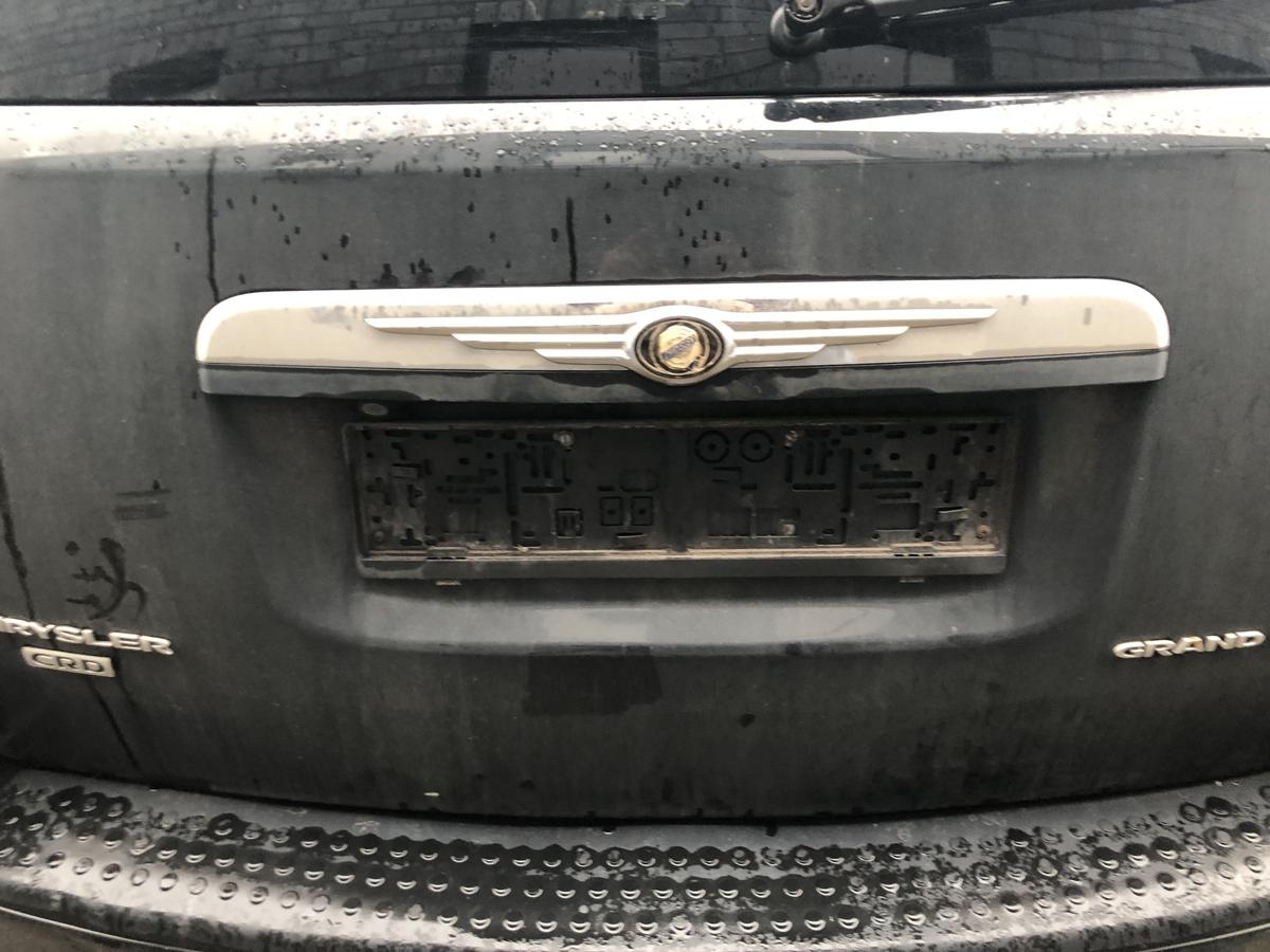 Chrysler Grand Voyager RT Heckklappe mit Heckscheibe im Rohbau QXR schwarz