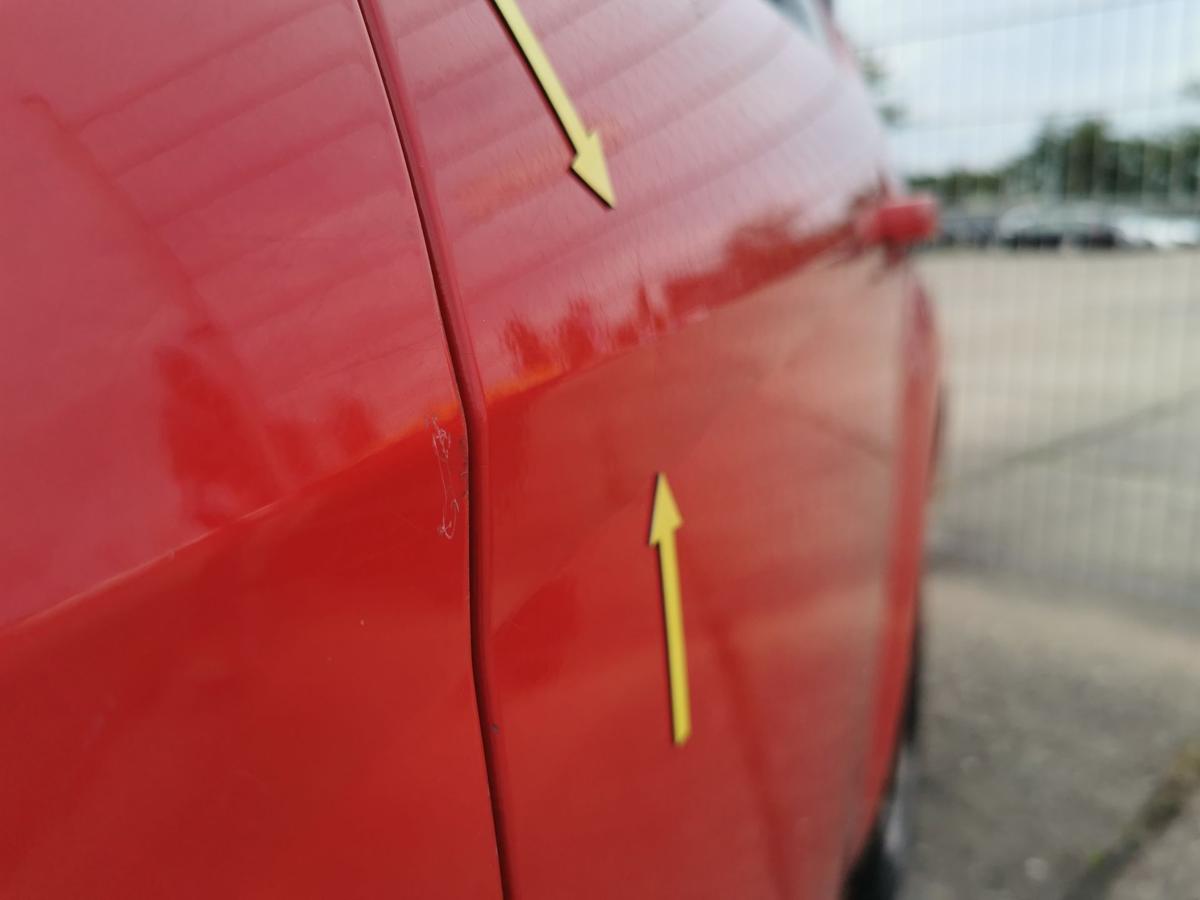 Ford Focus DA3 Tür Autotür Rohbau Fondtür hinten links 5trg Colorado Rot DELLE