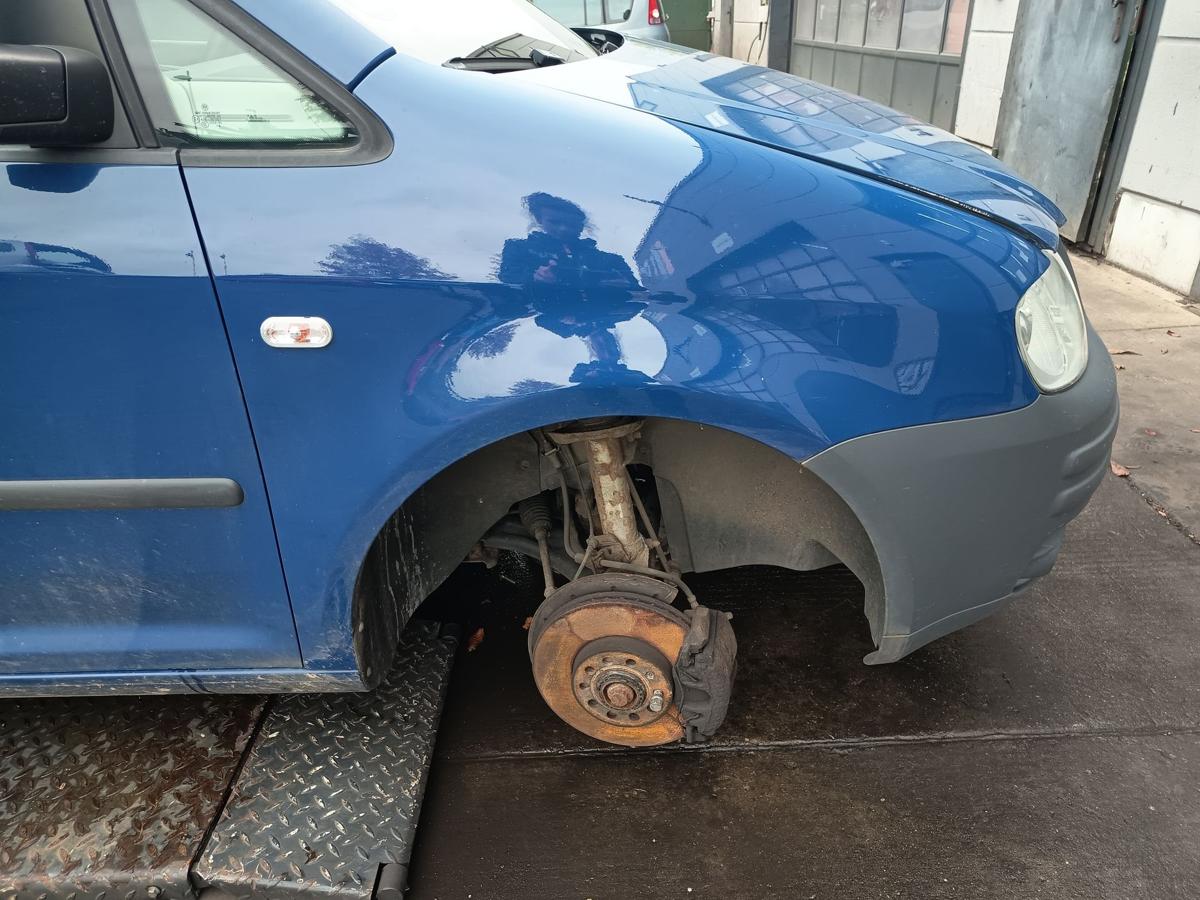 VW Caddy 2K Life vor Facelift Bj 2010 orig Kotflügel vorn rechts LL5M Indienblau