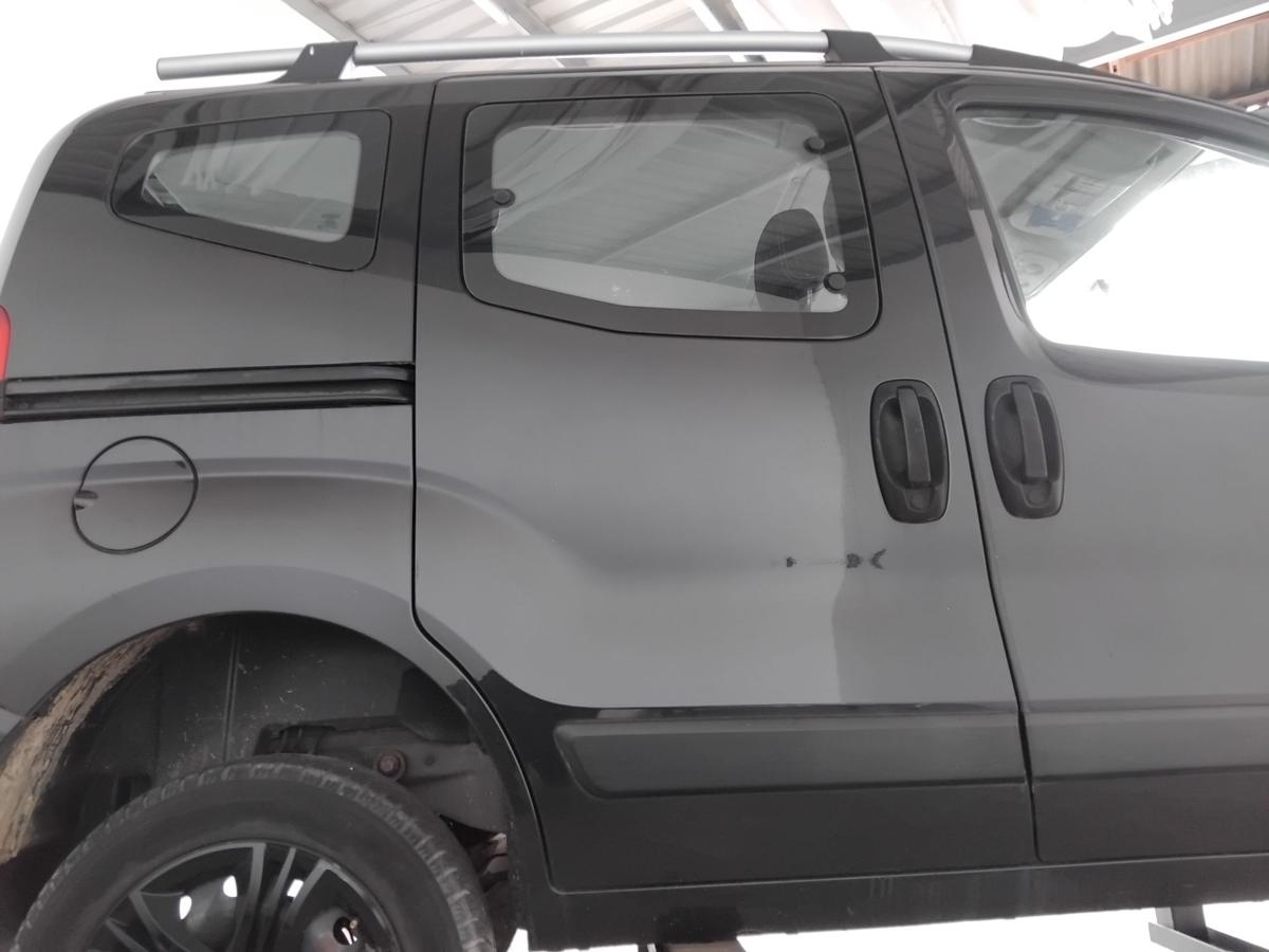 Fiat Qubo 225 Fiorino 3 Schiebet&uuml;r rechts 632 Nero mit Ausstellscheibe BJ2010