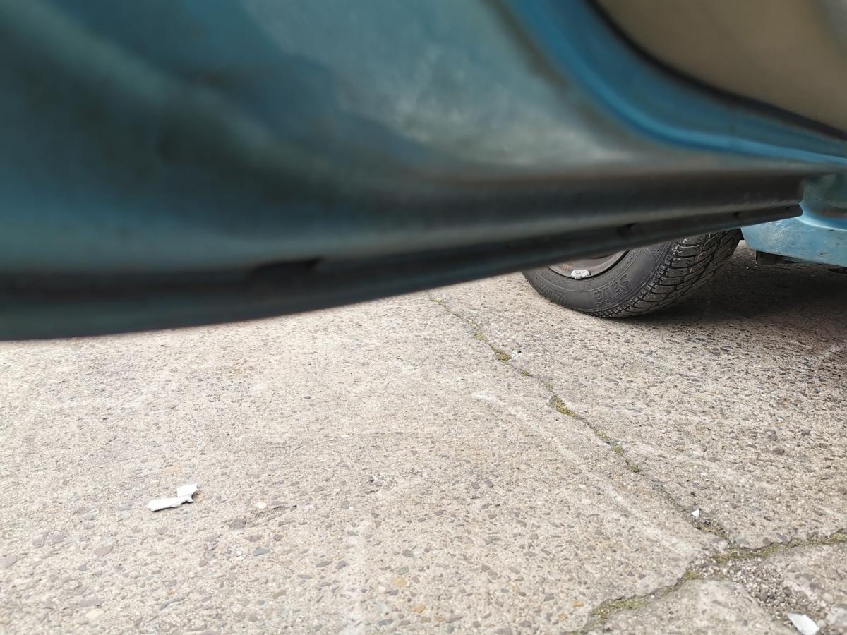 Ford KA RU8 Fahrertür Tür Autotür Rohbautür vorn links Scuba Blau KRATZER