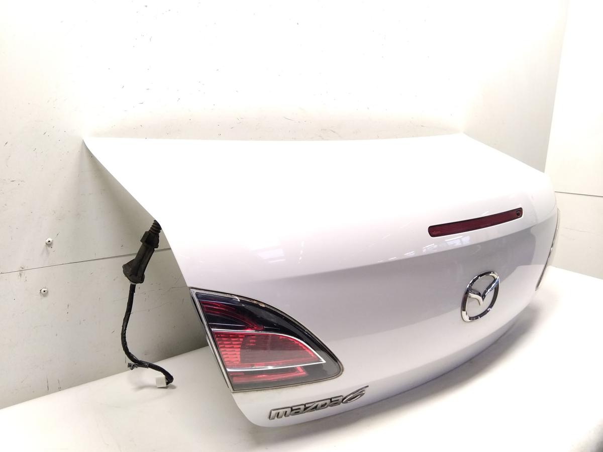 Mazda 6 GH Limo Stufenheck Heckklappe Heckdeckel weissmetallic 34K Bj.2009