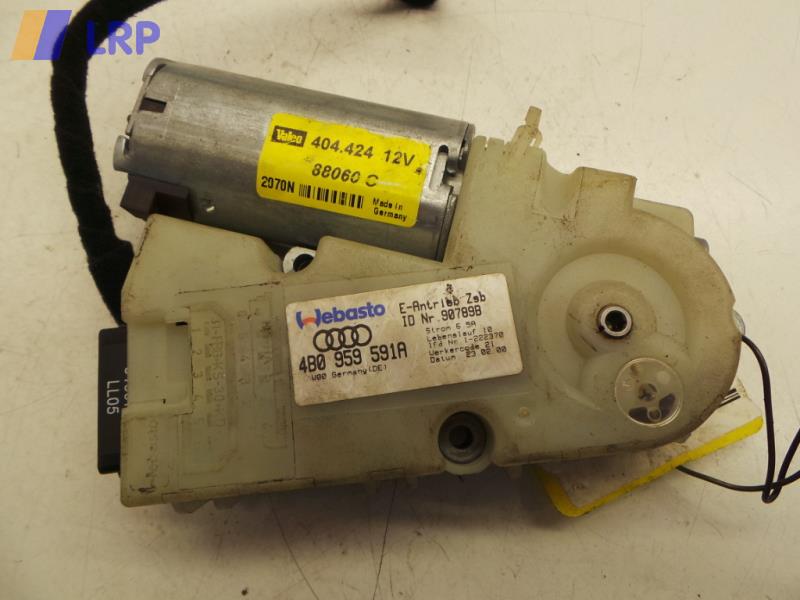 MOTOR SCHIEBEDACH; Schiebedachmotor; A4/S4 LIM/AVANT (B5); TYP B5 AB 11/94; 4B0959591A; 4B0959591A