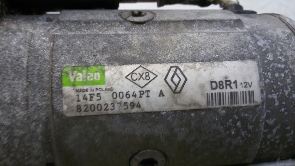 Renault Espace 4 BJ2005 Anlasser 8200237594 Valeo 2.2TD 110kw G9TJ742