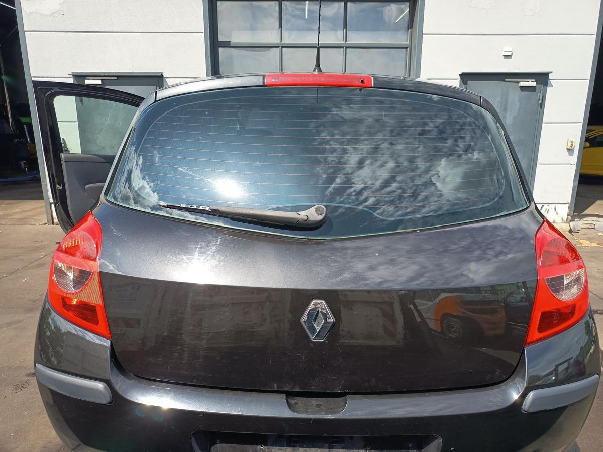 Renault Clio III original Heckklappe mit Scheibe 676 Perlmuttschwarz Bj 2006
