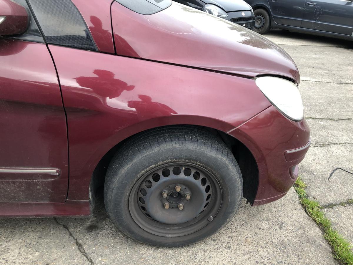 Mercedes B Klasse W245 Kotfl&uuml;gel vorn rechts Beifahrerseite 597 Saturnrotmet