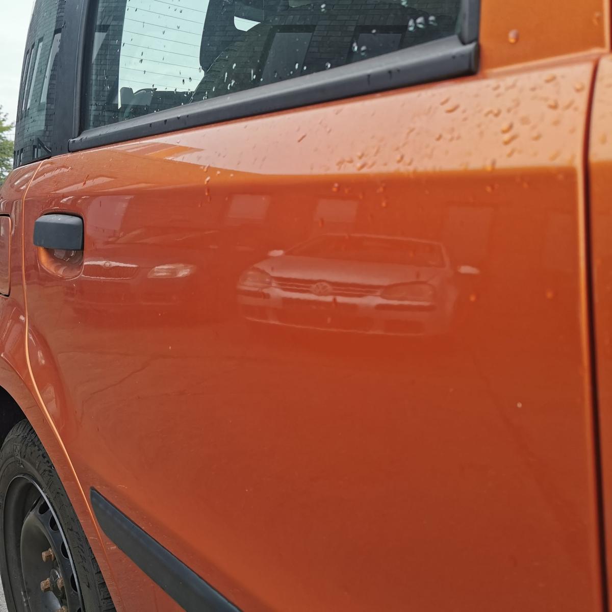 Fiat Panda 169 Tür Autotür Rohbautür hinten rechts 505 Arancio New Batik Rohbau