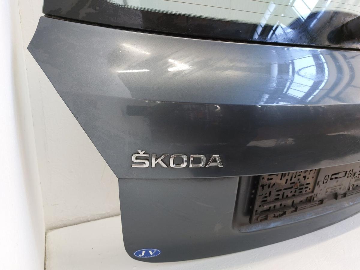 Skoda Fabia 2 II 5J Heckklappe Kofferklappe mit Heckscheibe 5 türer Farbe unbek