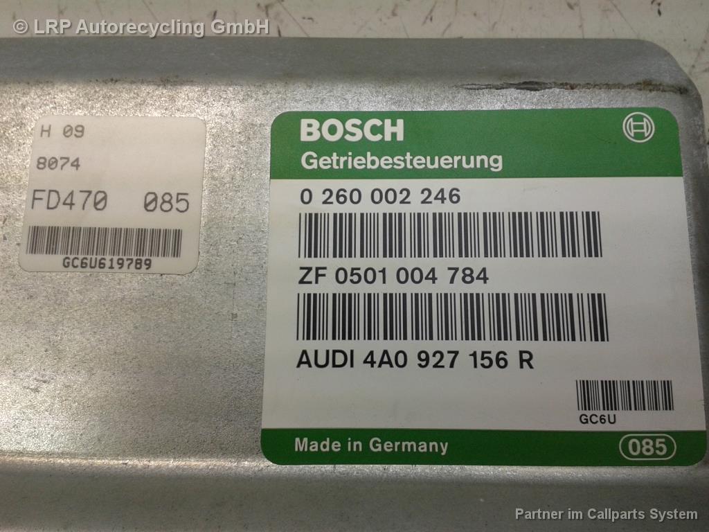 Audi 100 C4 BJ1993 Getriebesteuergerät Steuergerät Getriebe 4A0927156R Bosch Automatik