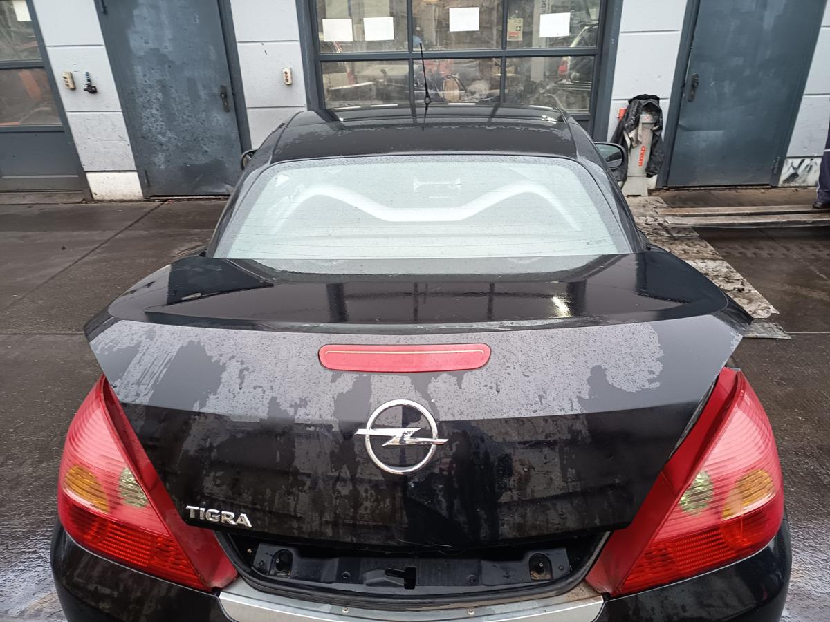 Opel Tigra TwinTop orig Heckklappe Kofferraumdeckel Cabrio 20R Schwarz Bj2007