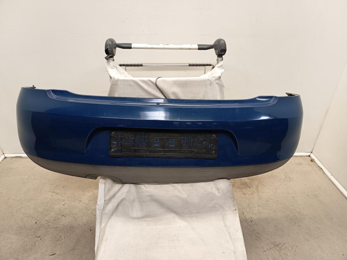 VW Fox original Stoßfänger Stoßstange hinten LL5M Indienblau Bj 2005