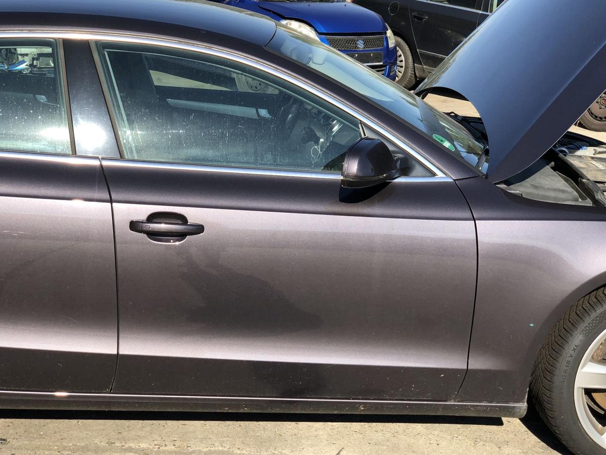 Audi A5 8T Sportback T&uuml;r vorn rechts Beifahrert&uuml;r Rohbau 5trg LZ4X Amethystgrau