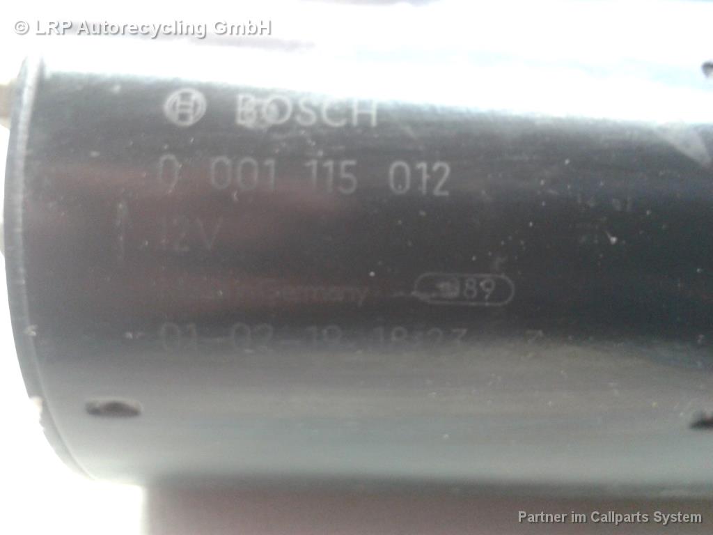 Opel Omega (B) BJ2001 Anlasser 0001115012 Bosch Automatik