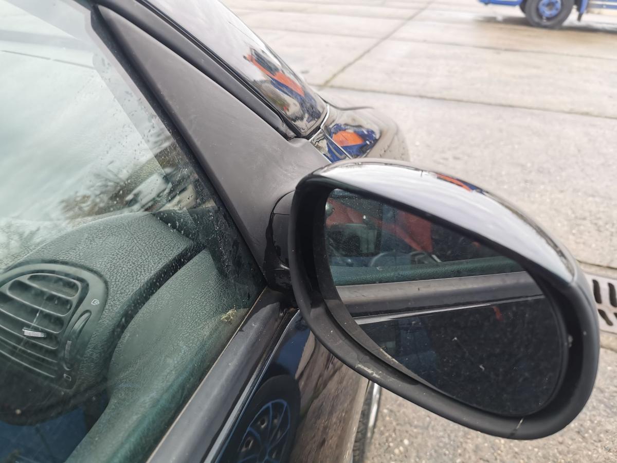 Peugeot 206 CC Aussenspiegel Rückspiegel Spiegel rechts elektr EXY Onyxschwarz