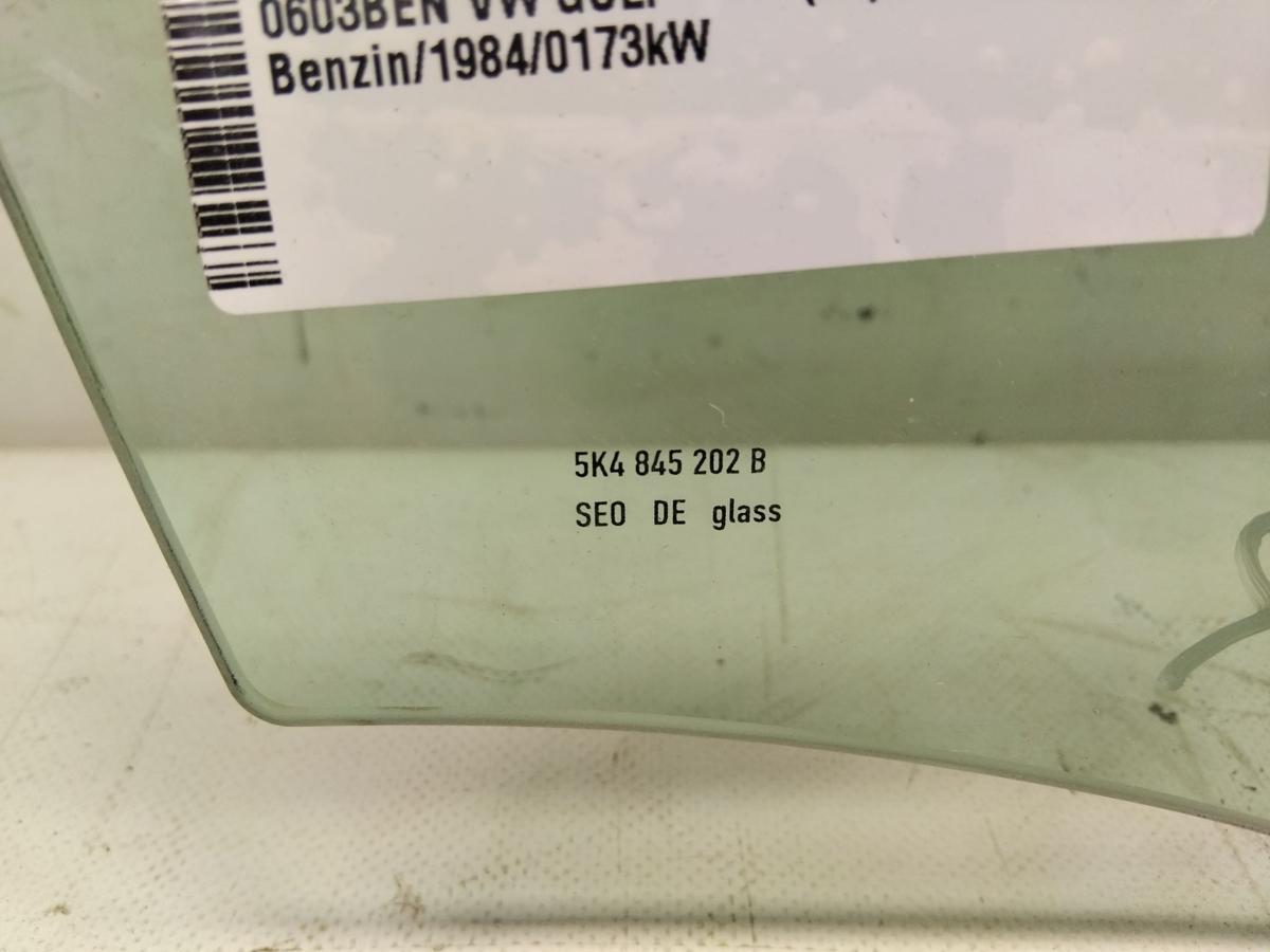 VW Golf 6 Türscheibe vorn rechts 5-Türer grüncolor Bj.2012