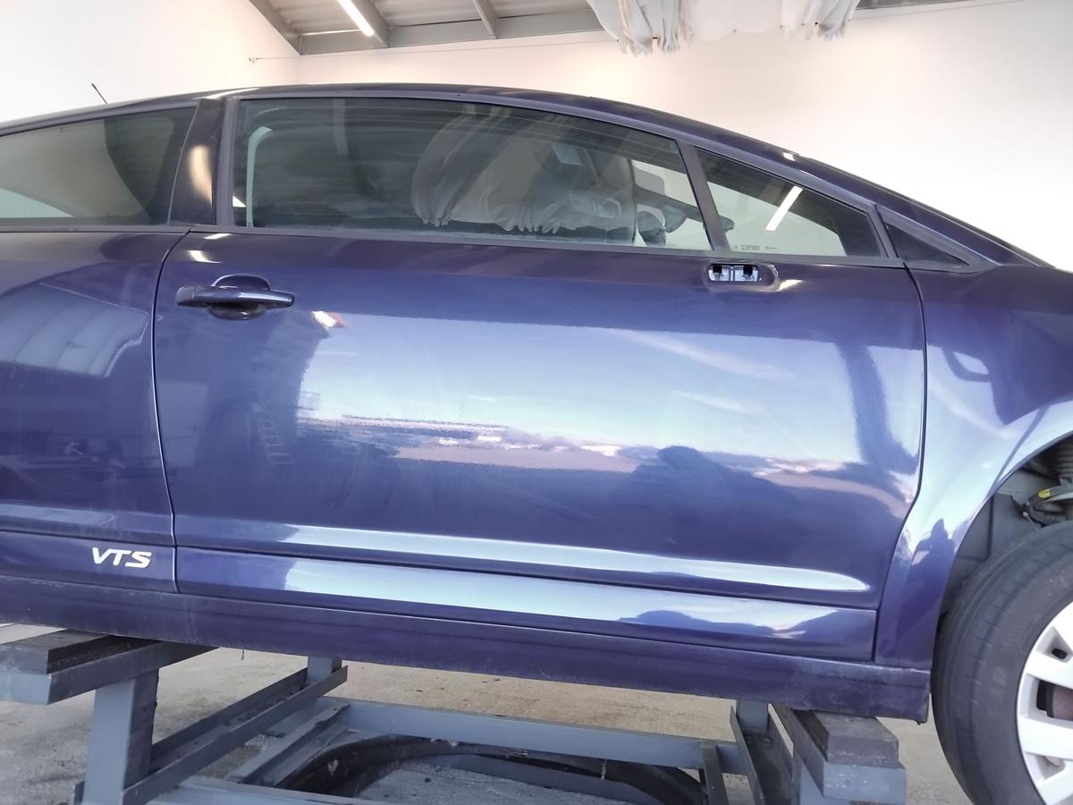 Citroen C4 Coupe T&uuml;r vorn rechts Beifahrert&uuml;r 3-t&uuml;rig KPU Oriental Blau BJ2007