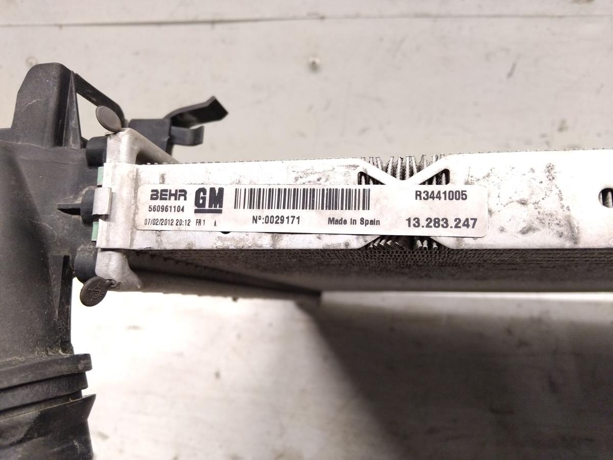 Opel Meriva B original Wasserk&uuml;hler 1.4 88kw A14NEL Bj.2012