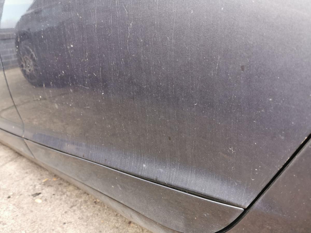 Audi A6 4F Tür Autotür Fondtür Rohbautür hinten links Limo LZ7Q Austerngrau TEXT