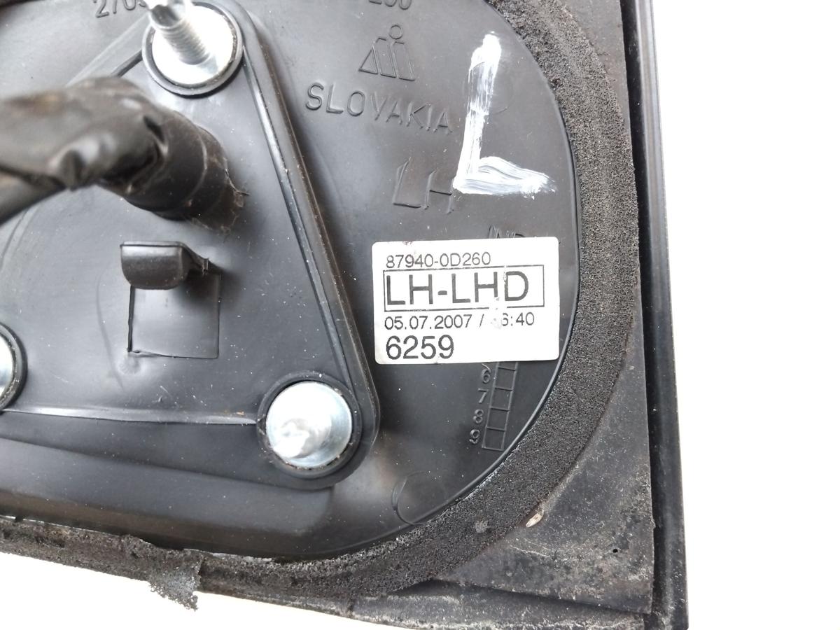 Toyota Yaris 2 original Außenspiegel links elektrisch und beheizt Bj.2008