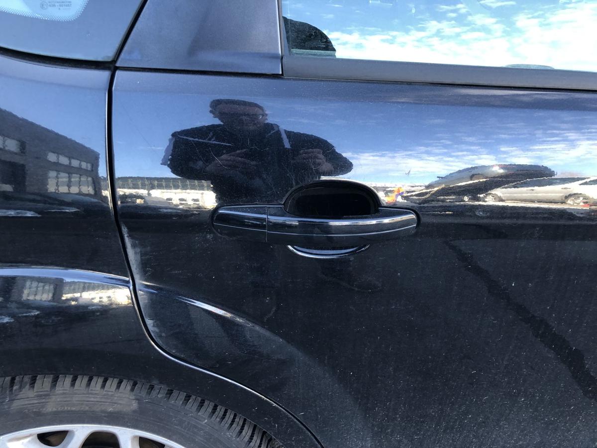 Ford Focus DA3 ab07 T&uuml;r hinten rechts Fliessheck Pantherschwarz Rohbau