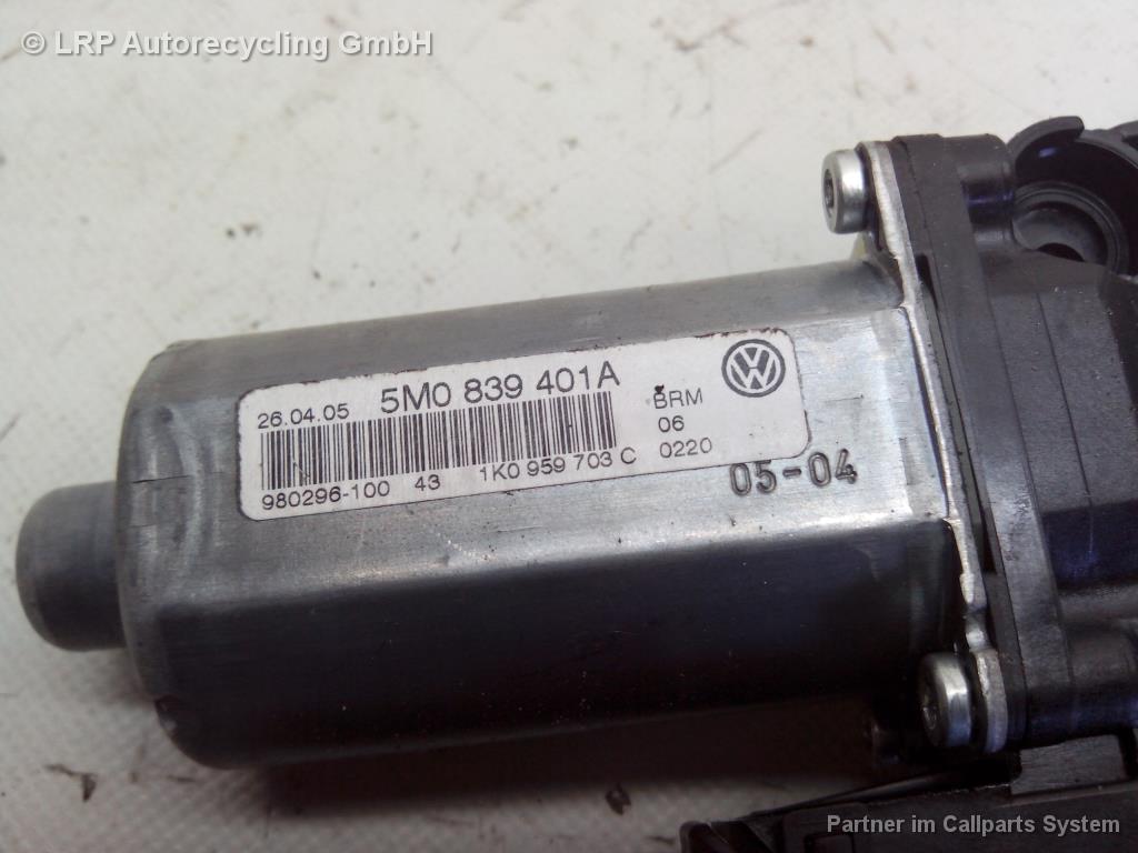 VW Golf Plus 5M original Fensterhebermotor hinten links 1K0959703C BOSCH BJ2005