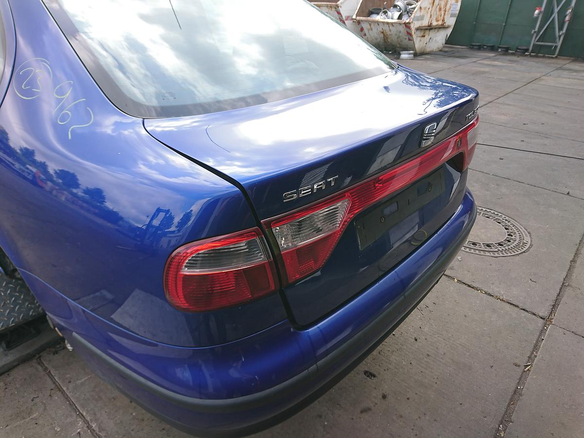 Seat Toledo 1M orig Heckklappe Deckel hinten S5N Aquamarinblau met Bj 01