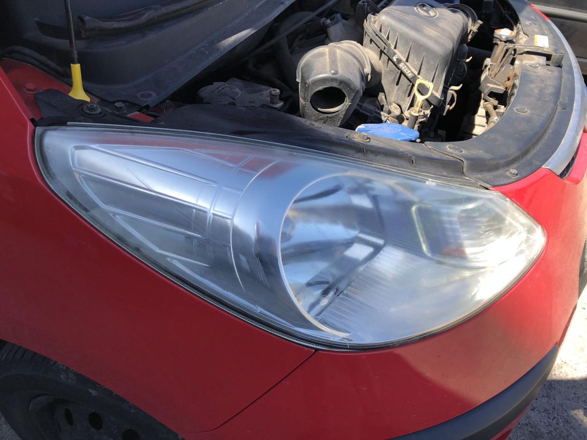 Hyundai i10 PA Scheinwerfer rechts Frontscheinwerfer Halogen Tr&uuml;bung