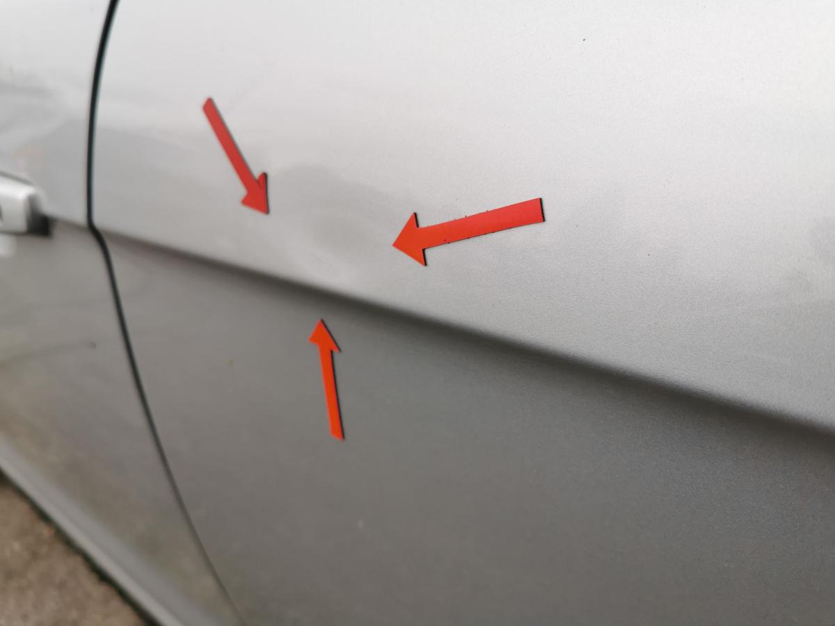 Chevrolet Captiva KLAC Tür Autotür Rohbautür hinten links GAN Ice Silver met