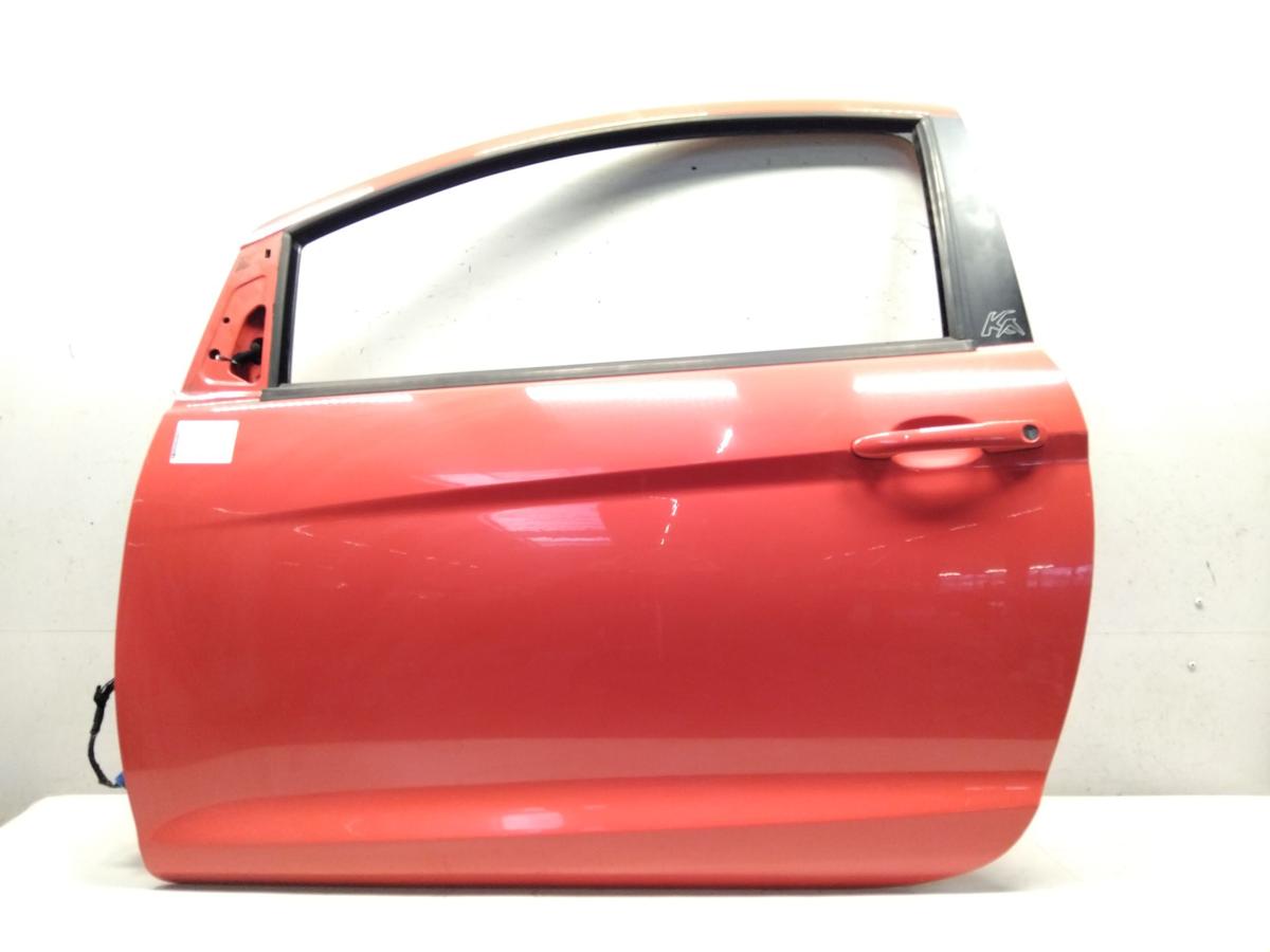 Ford Ka 2 RU8 Tür links Fahrertür sunriserot Bj.2009