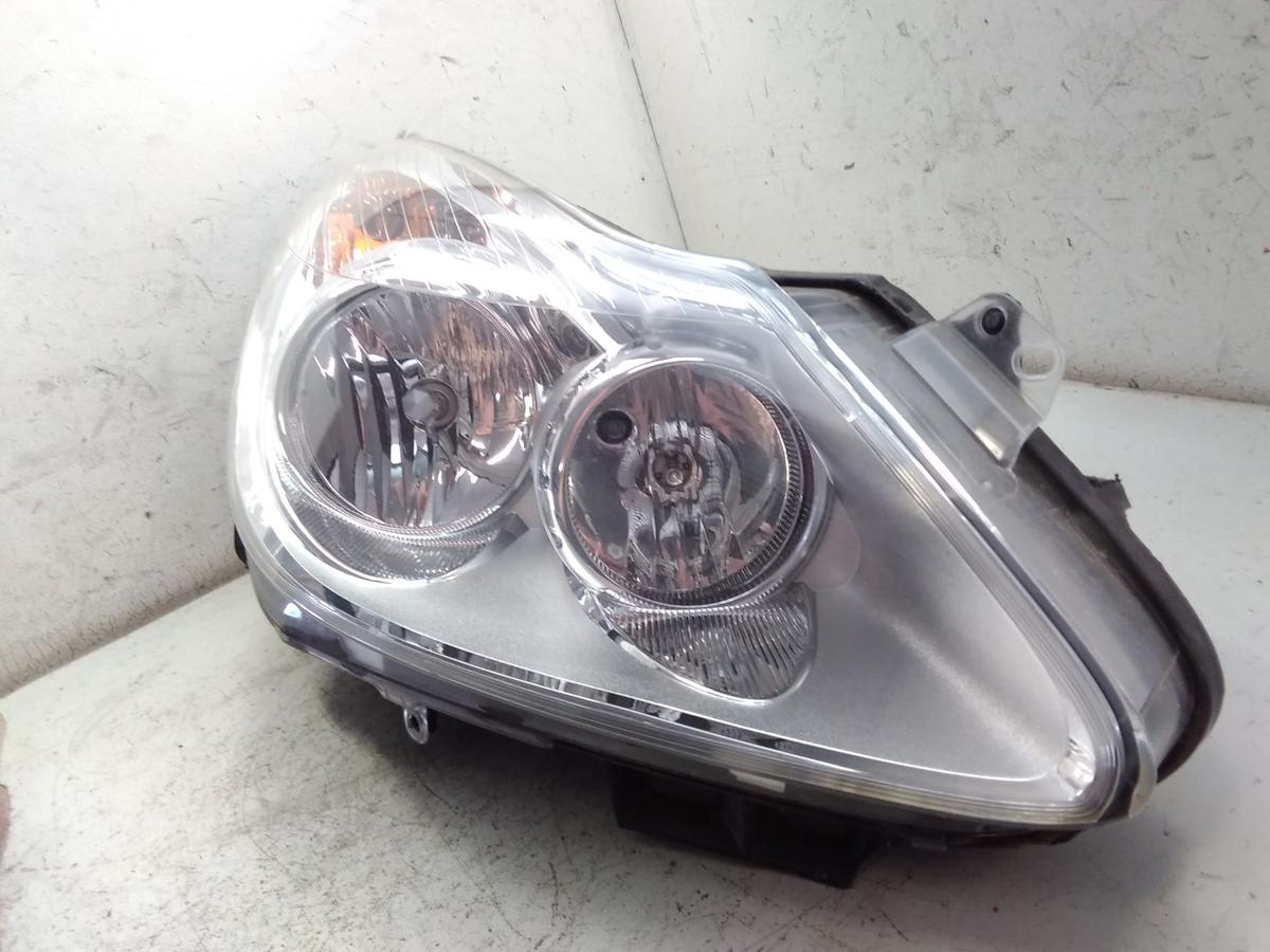 Opel Corsa D orig Scheinwerfer rechts chrom Valeo Halogen m LWR BJ2007 89313309