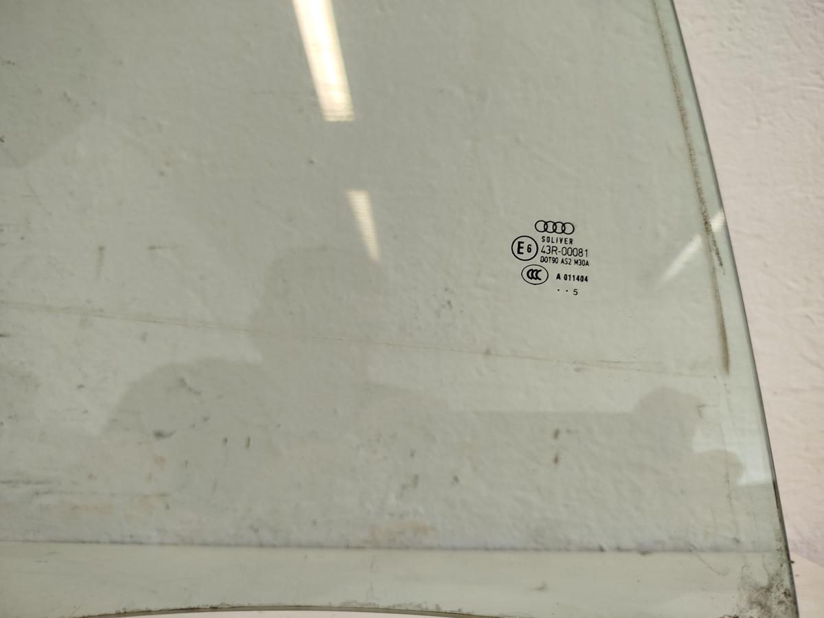 Audi A6 4F Limousine T&uuml;rscheibe Kurbelscheibe Scheibe hinten rechts gr&uuml;n get&ouml;nt