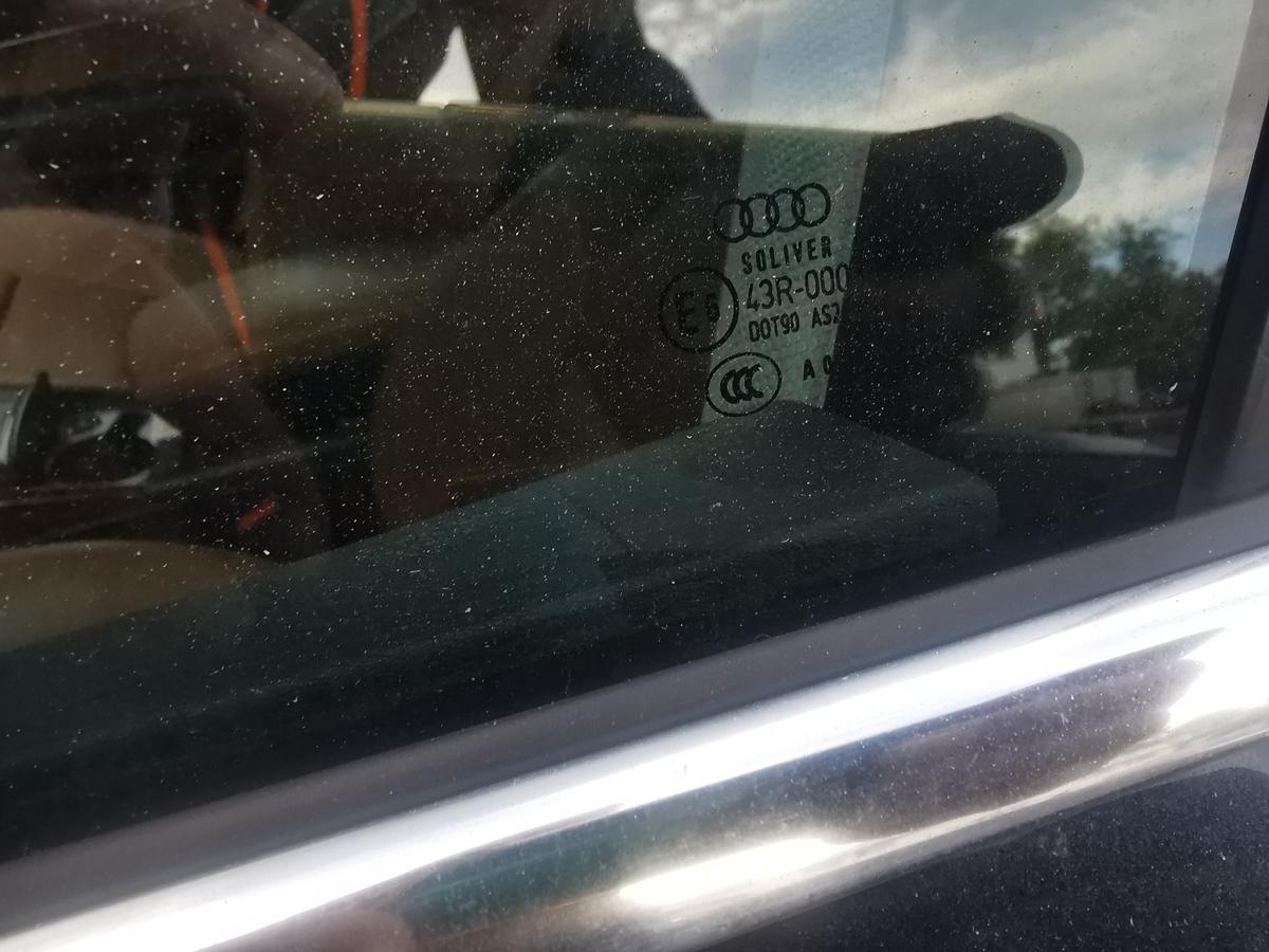 Audi A6 4F Türscheibe Kurbelscheibe Scheibe vorn links grün getönt