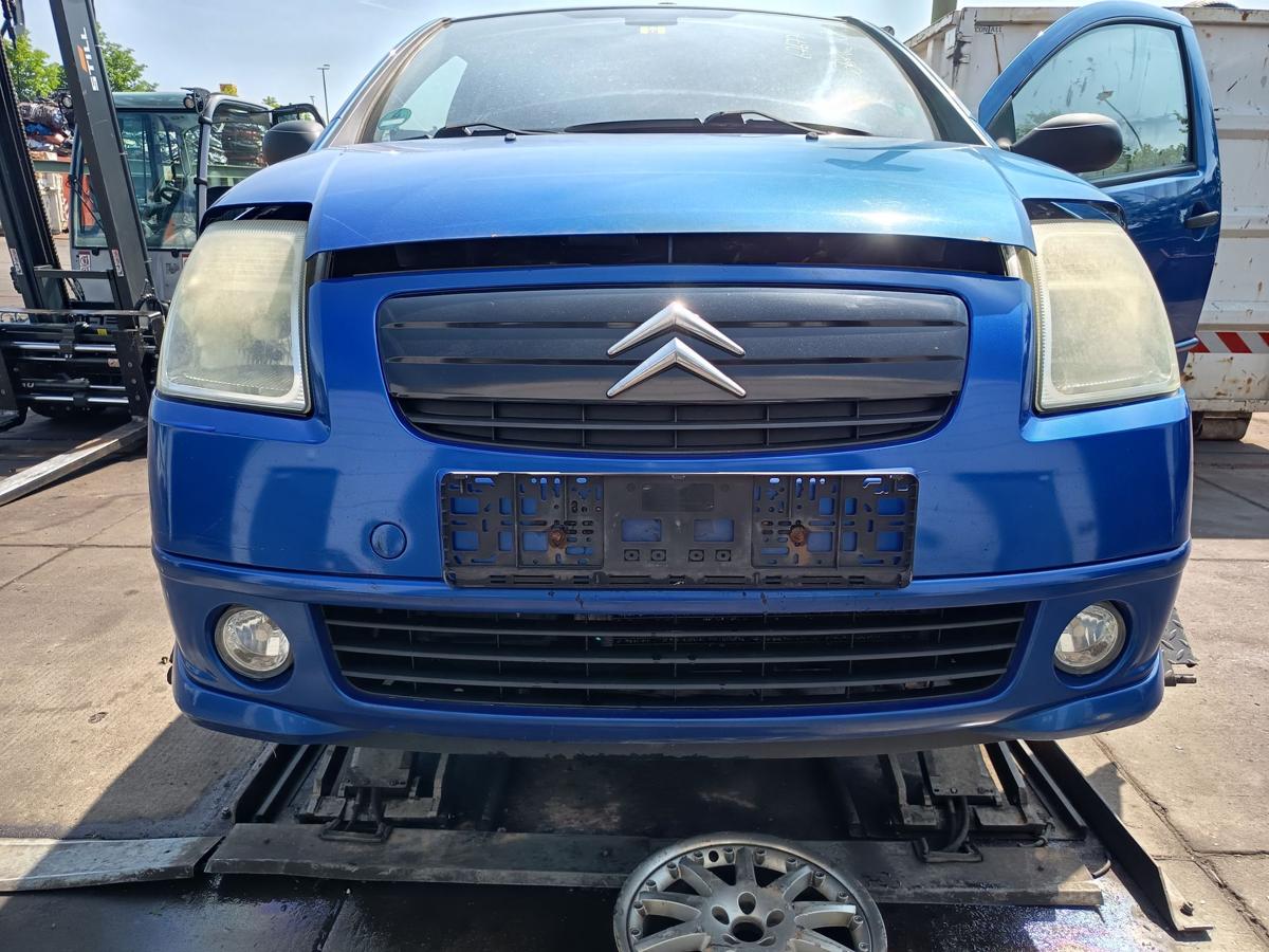 Citroen C2 original Stoßstange Fänger vorn/Front KMH Königsblau Bj 2005