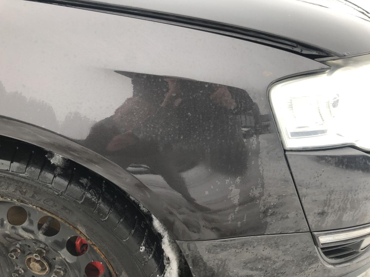 VW Passat 3C Variant Kotfl&uuml;gel rechts Radabdeckung Fender LC8Z Moccabrown