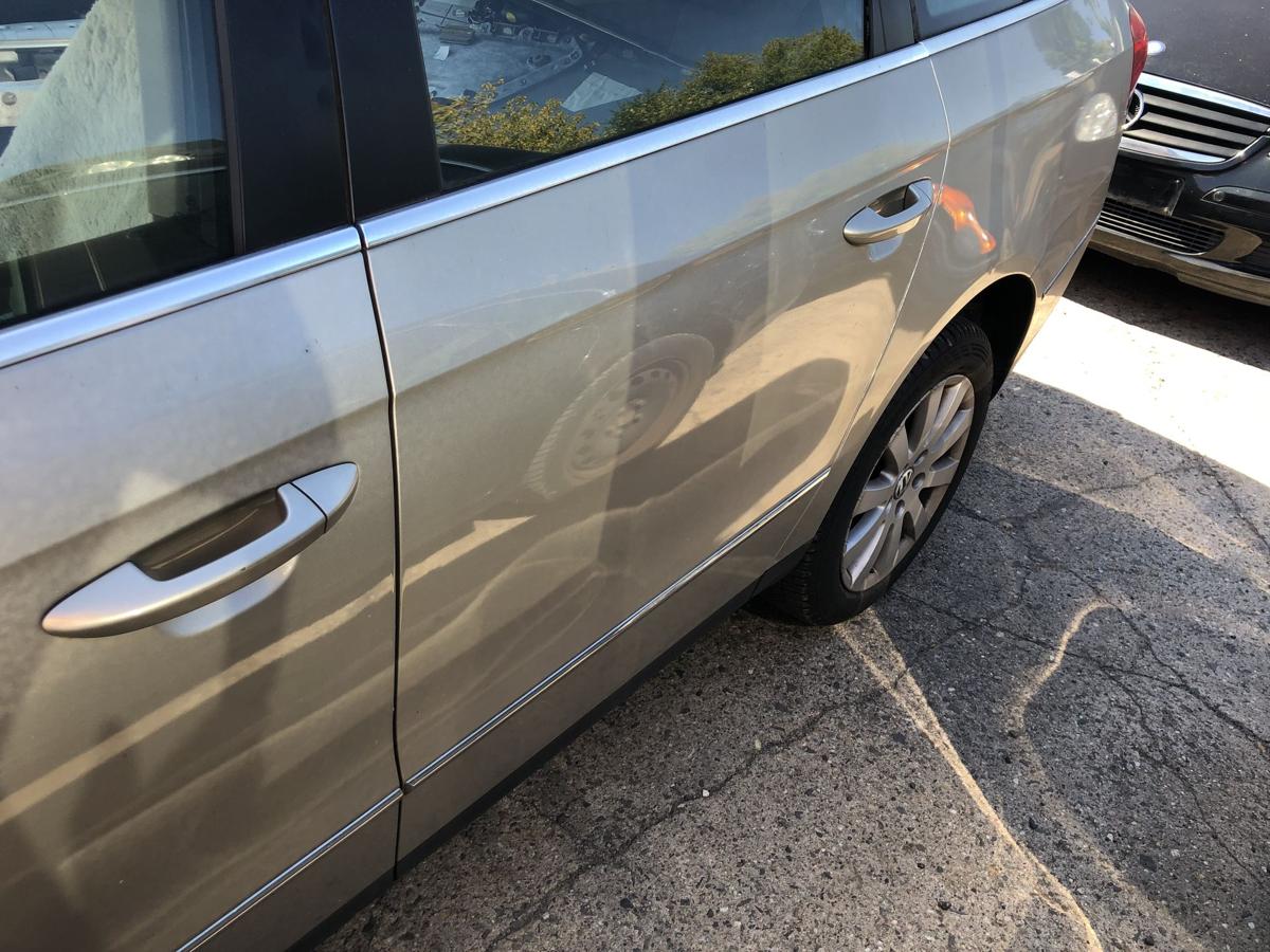 VW Passat 3C B6 Variant Tür hinten links Fondtür Rohbau LD1W Wheatbeige Met