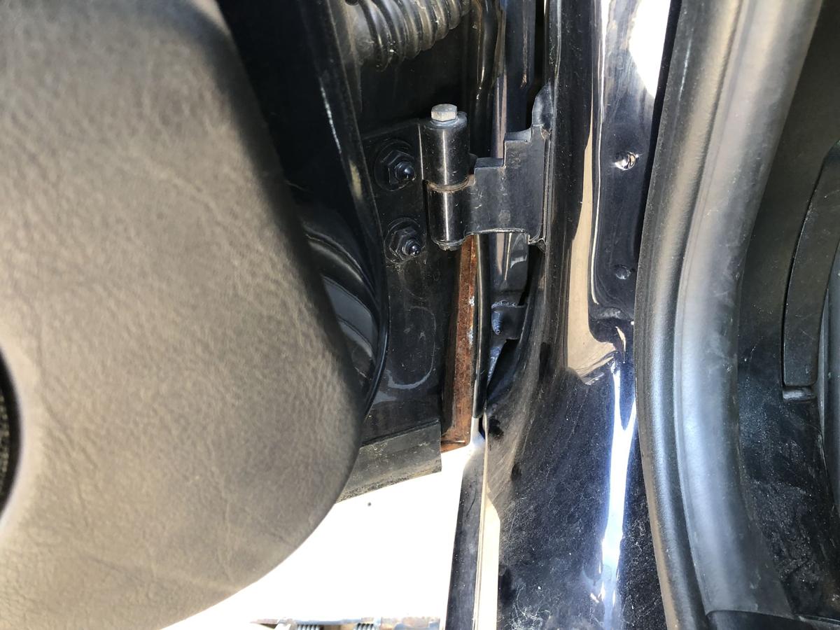 BMW E46 Compact original Tür links Fahrer 317 Orientblau Bj 2004