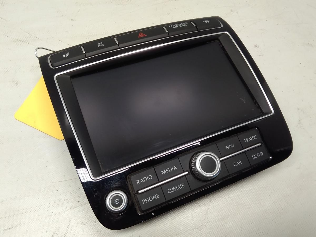 VW Touareg 2 7P original Anzeige Display Bedieneinheit Radio Navi RNS850 Bj.2015