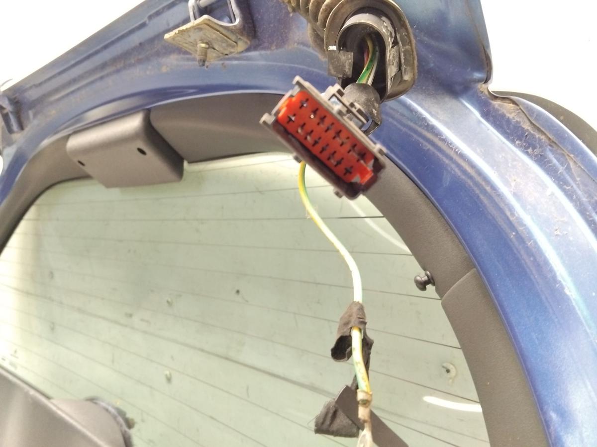 Citroen C2 original Heckklappe Oberteil blau mit Heckscheibe BJ2003