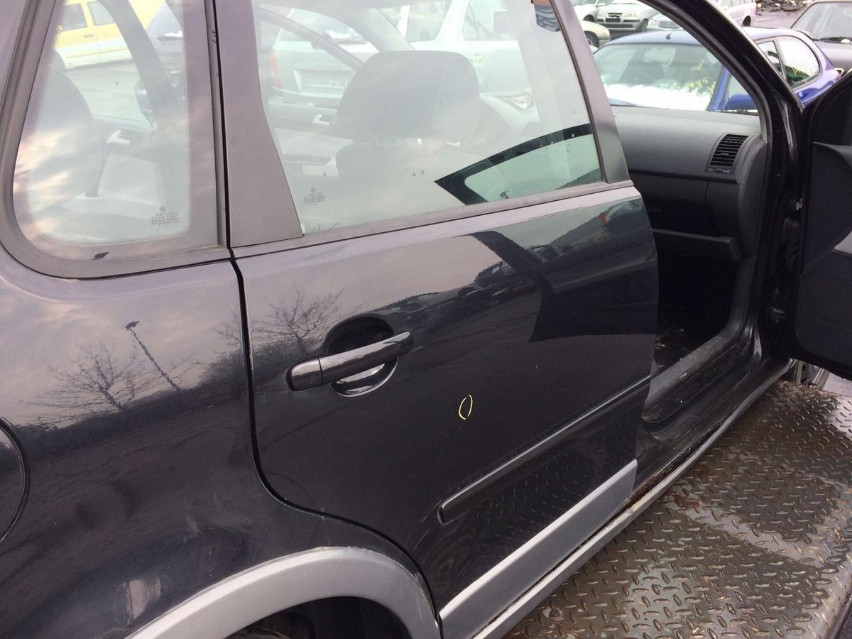 VW Polo 9N1 Fun original Tür hinten rechts Fond C9Z Black magic Bj 2004