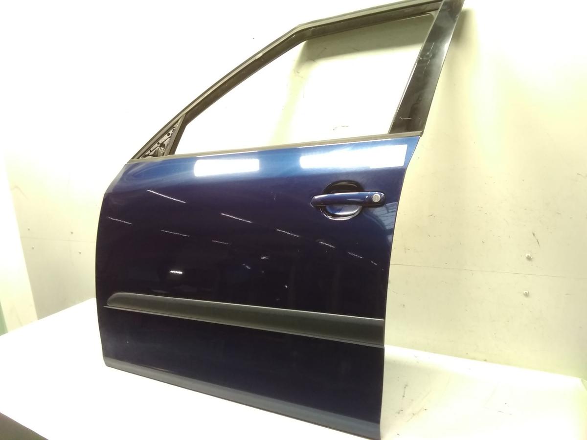 Skoda Fabia 2 5J Tür vorn links Fahrertür stormblaumetallic 9462 Bj.2008